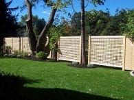 Cedar fencing