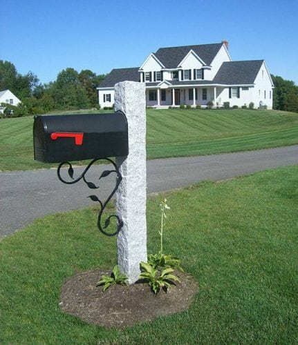 custom mailbox post